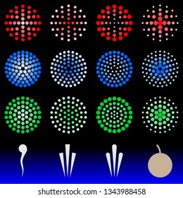 Fireworks Icon Color 01