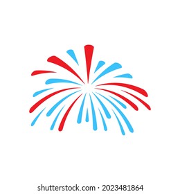 Fireworks icon design illustration template
