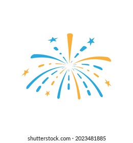 Fireworks icon design illustration template