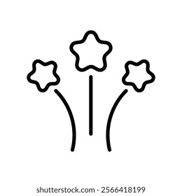 Fireworks icon. Event icon design. vector graphic