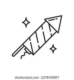 Fireworks icon. High quality black vector illustration.