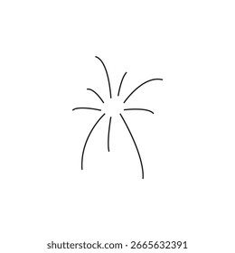 Fireworks, Symbol-Illustrationselement-Design