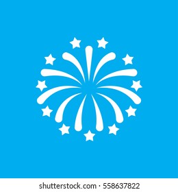 fireworks icon illustration isolated vector sign symbol