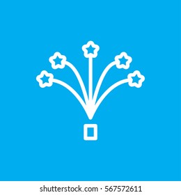 fireworks icon illustration isolated vector sign symbol