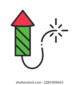 fireworks icon isolated white background