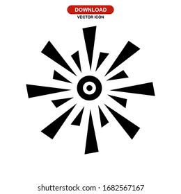 fireworks icon or logo isolated sign symbol vector illustration - high quality black style vector icons

