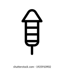 fireworks icon or logo isolated sign symbol vector illustration - high quality black style vector icons
