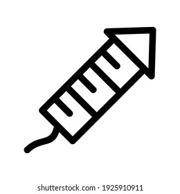 fireworks icon or logo isolated sign symbol vector illustration - high quality black style vector icons
