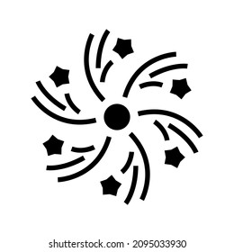 fireworks icon or logo isolated sign symbol vector illustration - high quality black style vector icons
