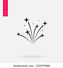 Fireworks icon, logo on white background