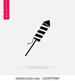 Fireworks icon, logo on white background