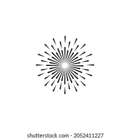 fireworks icon set, fireworks vector set sign symbol of celebrations