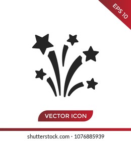 Fireworks icon vector