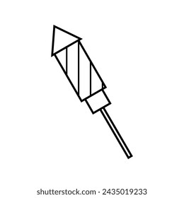 Feuerwerk Symbol Vektor. Feuerwerkskörper Illustration Zeichen. Party Symbol. neues Jahr Logo.