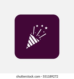 fireworks icon vector illustration, can be used for web and mobile design
