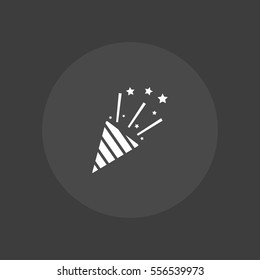 fireworks icon vector illustration, can be used for web and mobile design