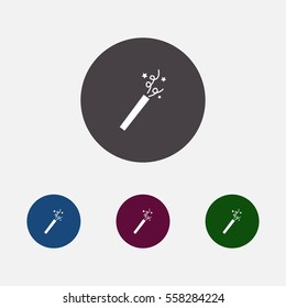 fireworks icon vector illustration, can be used for web and mobile design.