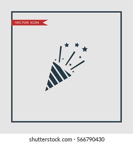 fireworks icon vector illustration, can be used for web and mobile design.