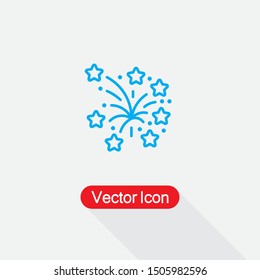 Fireworks Icon Vector Illustration Eps10
