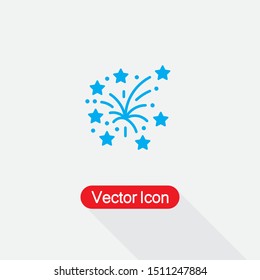 Fireworks Icon Vector Illustration Eps10