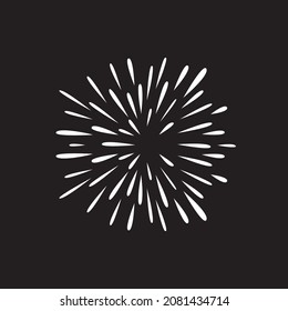 Fireworks icon vector illustration logo design