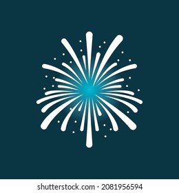 Fireworks icon vector illustration logo design