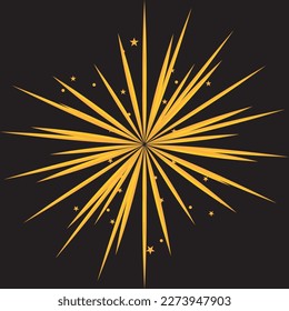 Fireworks icon vector illustration logo design