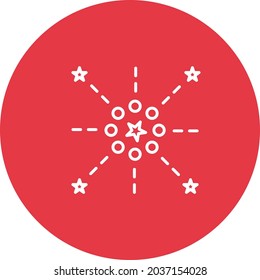 Fireworks icon vector image. Can also be used for web apps, mobile apps and print media.