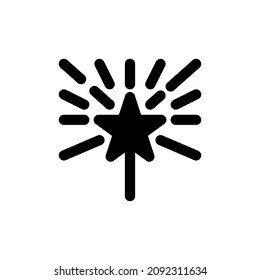 fireworks icon vector line style
