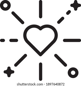 fireworks icon vector on white background