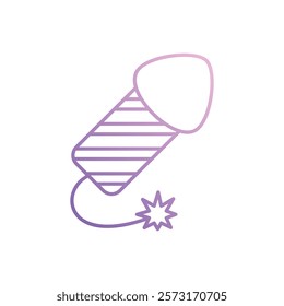 Fireworks icon vector stock illustration