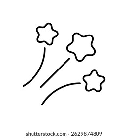 Fireworks Icon vector stock illustration