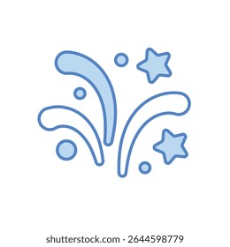Fireworks Icon vector stock illustration
