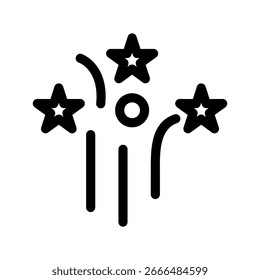 Fireworks Icon Vector Symbol Design Illustration
