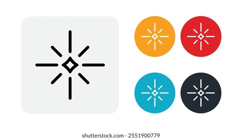 Ícone do Fireworks para Web e celular