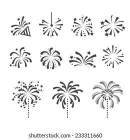  Feuerwerkskörper-Symbole