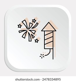 Fireworks Icons: Illuminate Celebrations with Dynamic Graphics