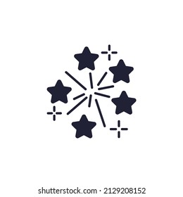 fireworks  icons  symbol vector elements for infographic web
