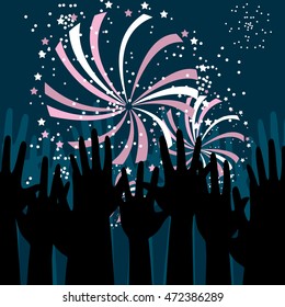 Fireworks illustration
