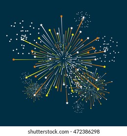 Fireworks illustration