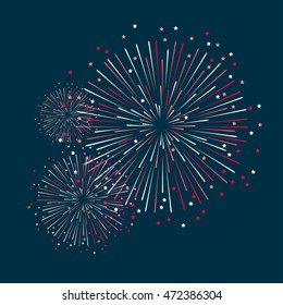 Fireworks illustration