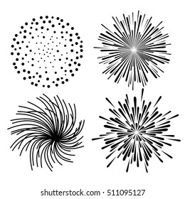 Fireworks illustration