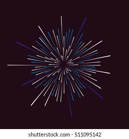 Fireworks illustration