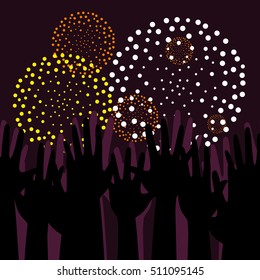 Fireworks illustration