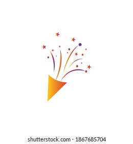 fireworks illustration new year vector design colorful