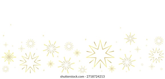 Fuegos artificiales aislados sobre fondo blanco. Ilustración vectorial de fuegos artificiales para el feliz año Nuevo, Festiva, aniversario, Navidades, 