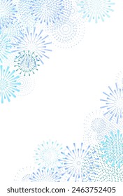 Fireworks Japanese Pattern Summer Background
