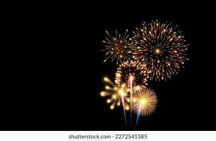  fireworks and light effect design eps vector