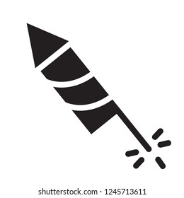 Fireworks line icon,  vector sign. logo illustration Festival and event, celebrate and party
