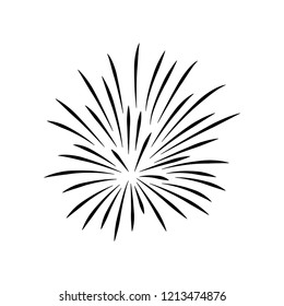 fireworks  logo icon design template vector